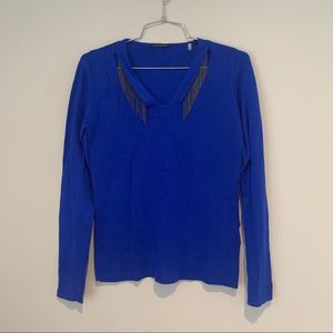 Blue T Tahari Sweater